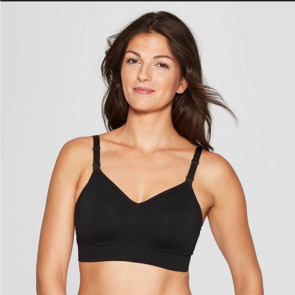 Auden black nursing bra size medium